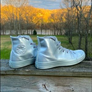 Authentic Rare silver Chuck Taylor allstars